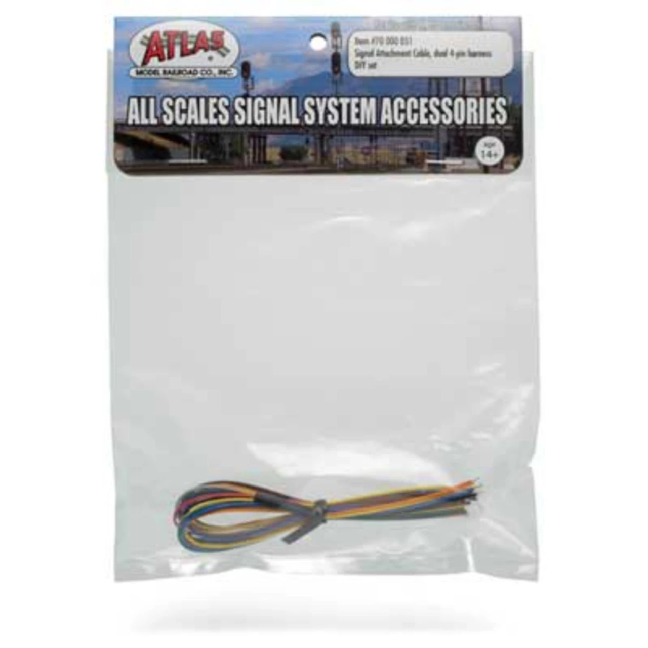 Atlas 70 000 051 - Signal Attachment Cable, Dual 4 Pin Harness DIY Set 1 Atlas 70 000 051 - Signal Attachment Cable, Dual 4 Pin Harness DIY Set