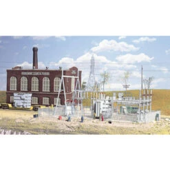 Walthers Cornerstone 933-3025 - NL&P Substation Kit - HO Scale