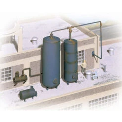Walthers Cornerstone 933-3514 - Industrial Storage Tanks - HO Scale