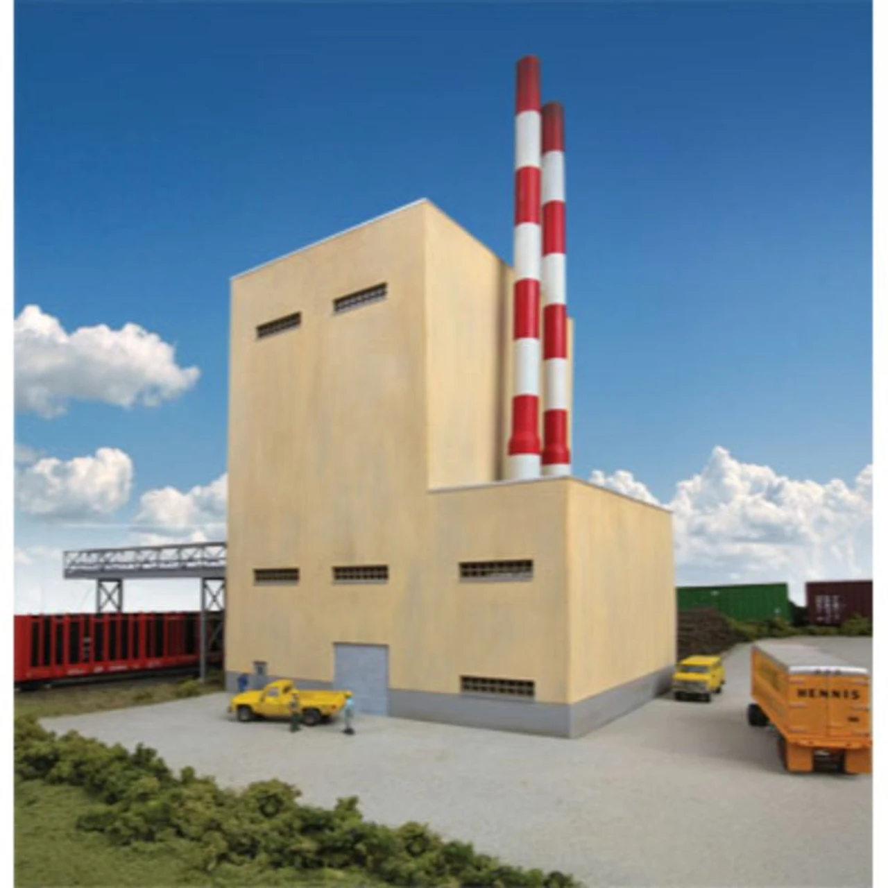 Walthers Cornerstone 933-3901 - Recovery Boiler House Kit - HO Scale 1 Walthers Cornerstone 933-3901 - Recovery Boiler House Kit - HO Scale