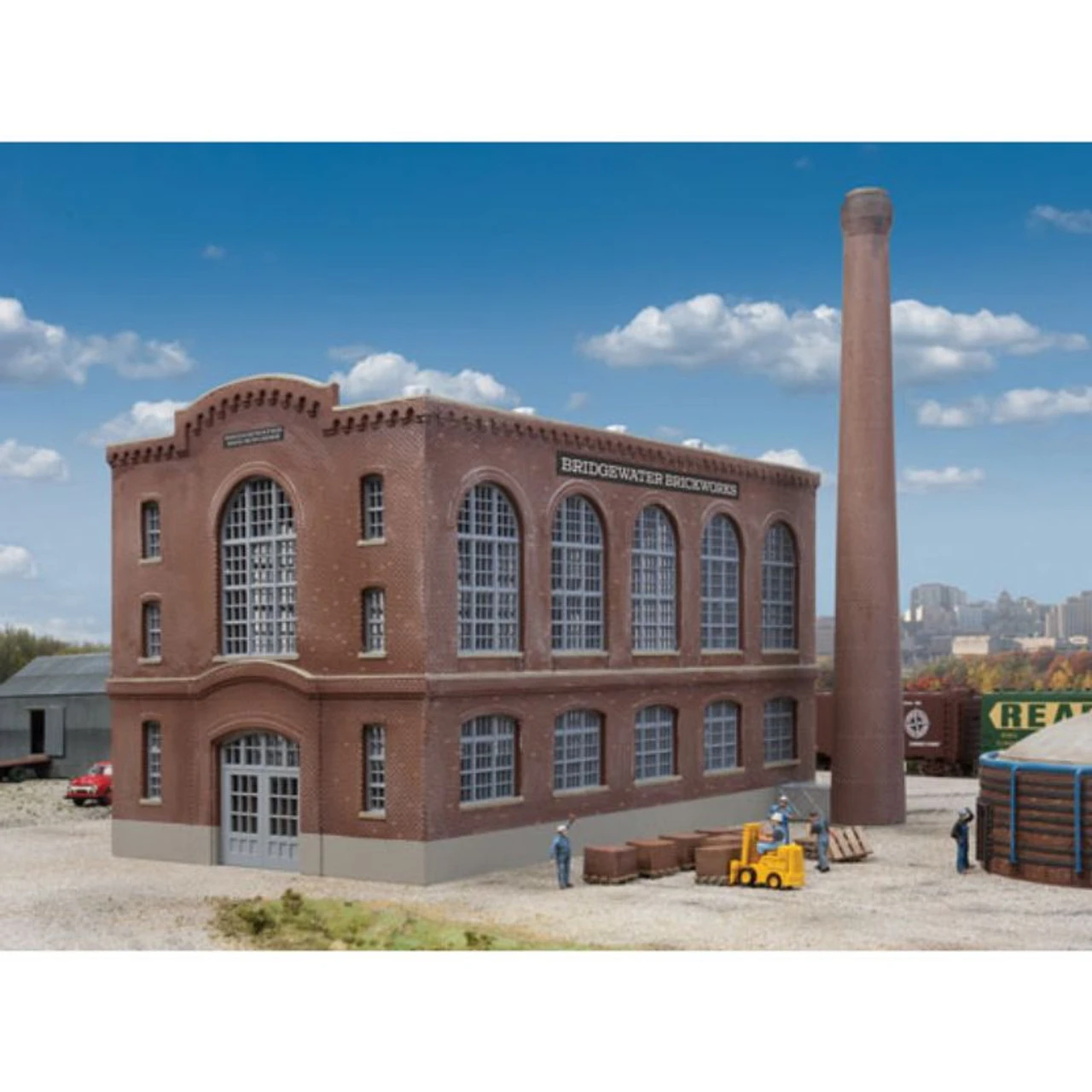 Walthers Cornerstone 933-4102 - Brickworks Main Facility - HO Scale 1 Walthers Cornerstone 933-4102 - Brickworks Main Facility - HO Scale