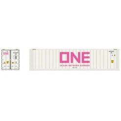 Atlas 20006727 - 40' Refrigerated Container [3-PACKS] ONE Set #2 (White/Pink) Ocean Network Express (SZLU) 9555316, 9563862, 9548908 - HO Scale