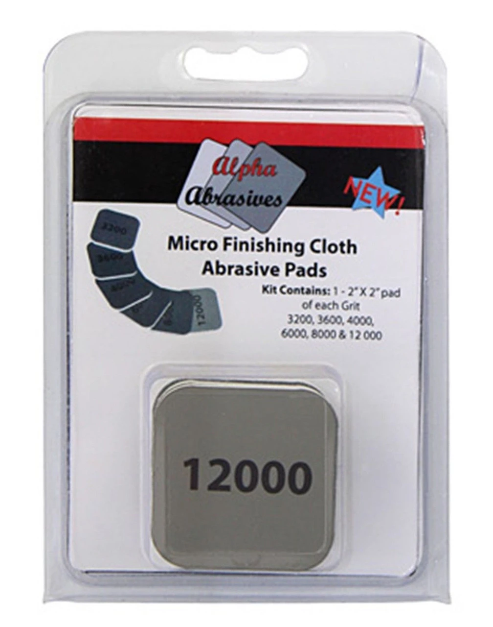 Alpha Abrasives #2000 - Micro Finishing Cloth Abrasive Pads 1 Alpha Abrasives #2000 - Micro Finishing Cloth Abrasive Pads