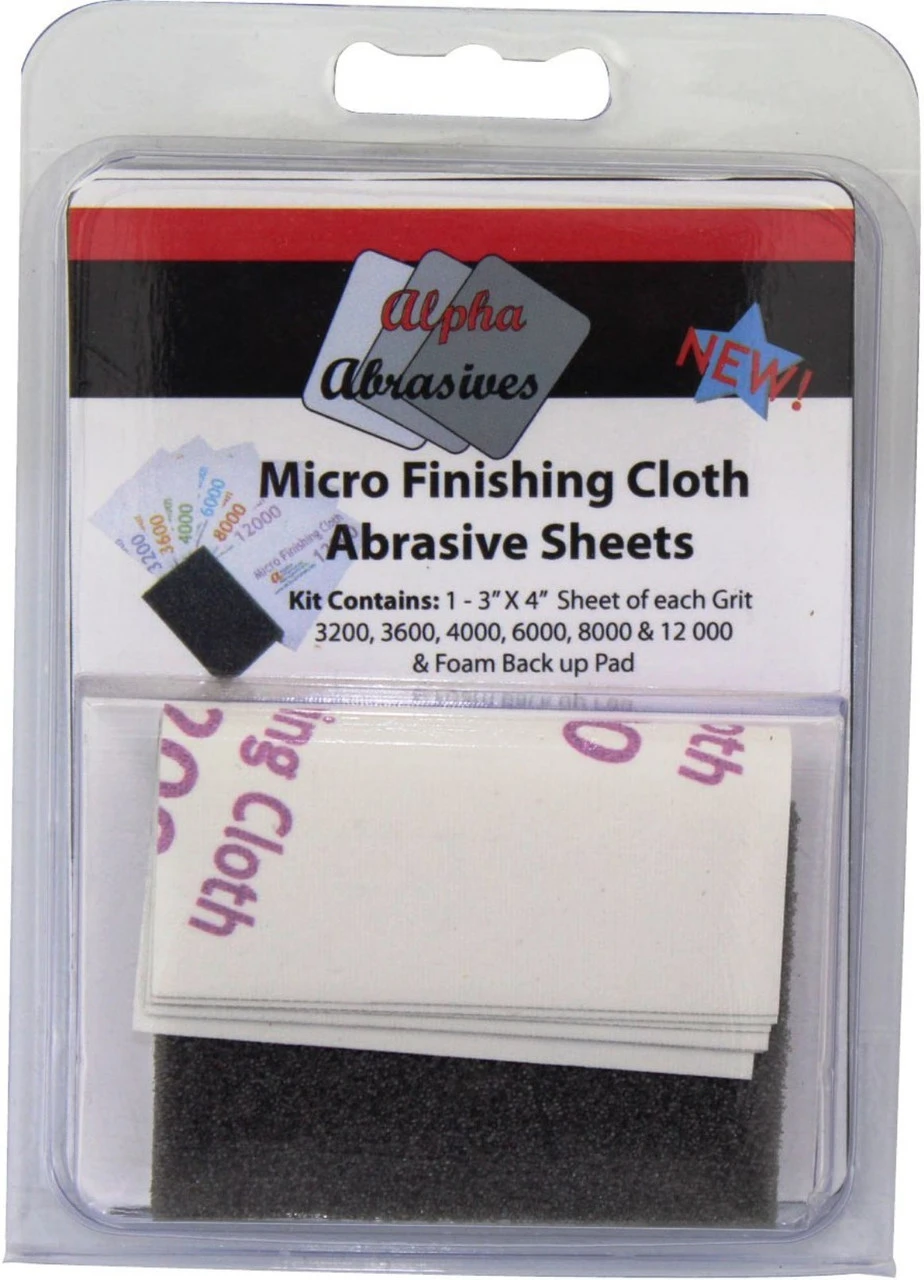 Alpha Abrasives #2050 - Micro Finishing Cloth Abrasive Sheet 1 Alpha Abrasives #2050 - Micro Finishing Cloth Abrasive Sheet