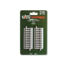 Kato 2-111 - Straight Track 3 11/16'' 2 Pcs. - HO Scale