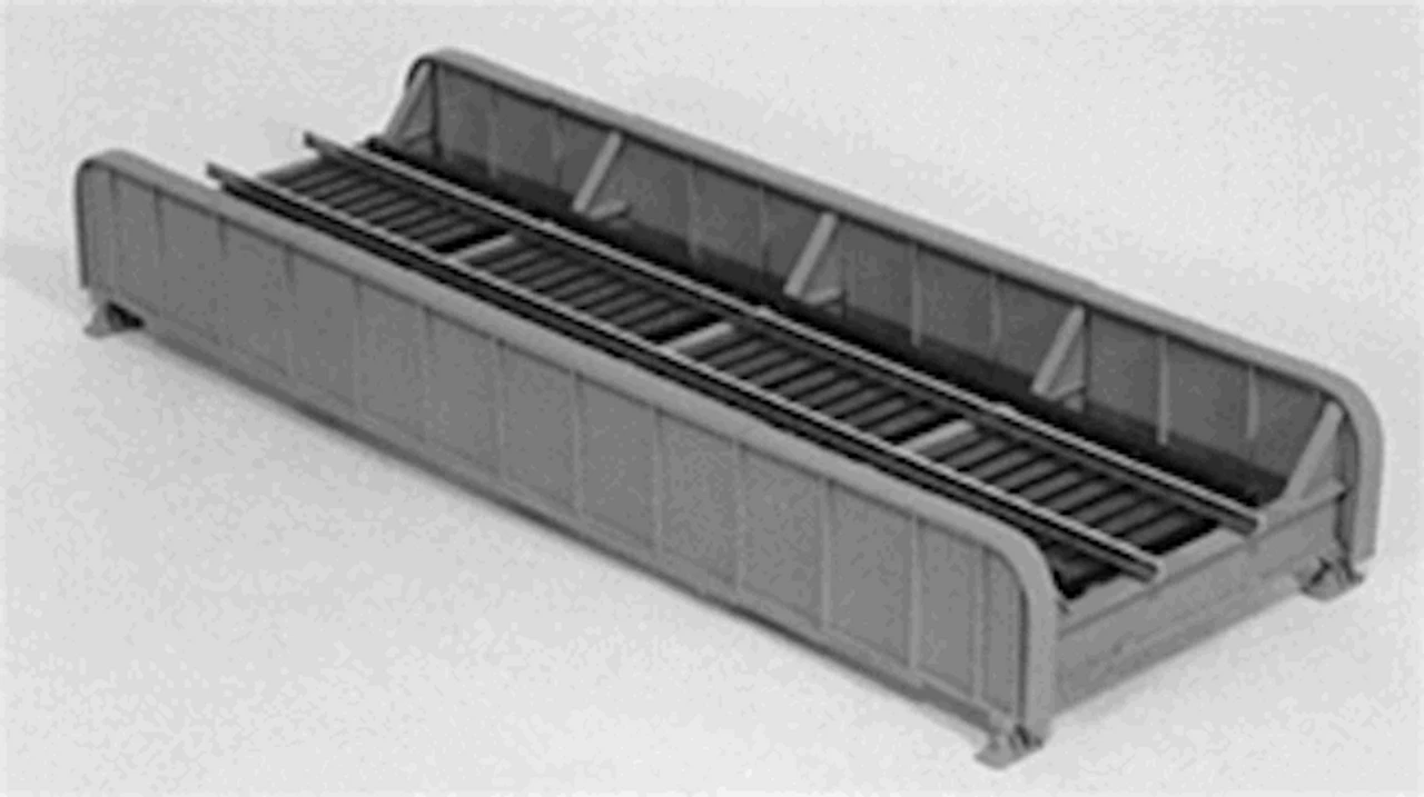 Micro Engineering 75-520 - Thru Girder Bridge, 50ft Single Track - HO Scale 1 Micro Engineering 75-520 - Thru Girder Bridge, 50ft Single Track - HO Scale