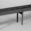 Micro Engineering 75-532 - Combination Bridge, 160ft Four Span Deck & Thru Girder - HO Scale