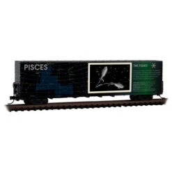 Micro-Trains Line 10200214 - 60' Box Car, Excess Height, Modified Sides (Constellation Pisces) - N Scale