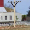 Osborn 1068 - Telephone Poles - HO Scale