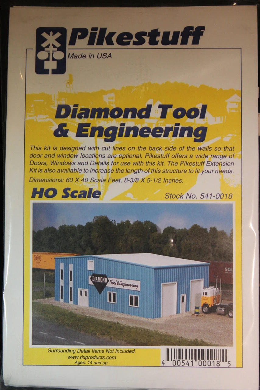 Pikestuff 541-0018 - Diamond Tool & Engineering - HO Scale Kit 1 Pikestuff 541-0018 - Diamond Tool & Engineering - HO Scale Kit