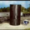 Rix Products 0501 - 43' Flat Top Water / Oil Tank - HO Scale Kit