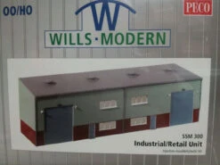 Wills Kits SSM300 - HO Industrial /Retail Unit - HO Scale