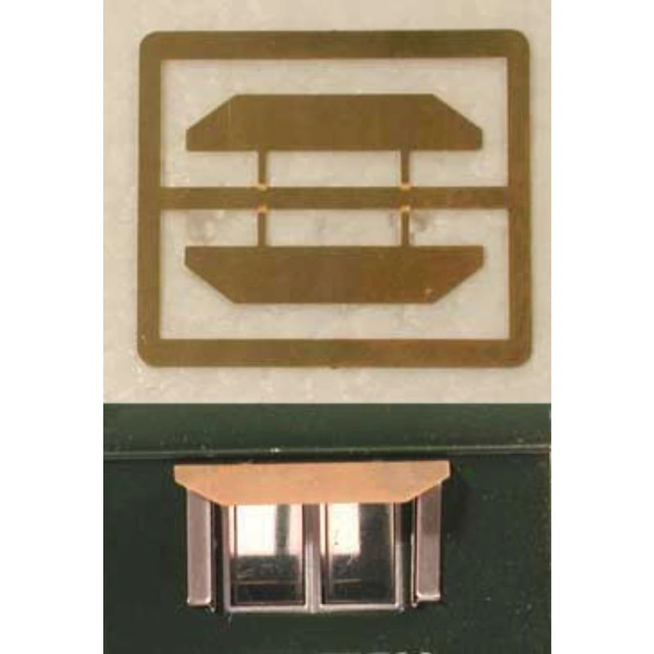 Cal Scale 190-535 - Diesel Sun Shades, Etched Brass - HO Scale 1 Cal Scale 190-535 - Diesel Sun Shades, Etched Brass - HO Scale