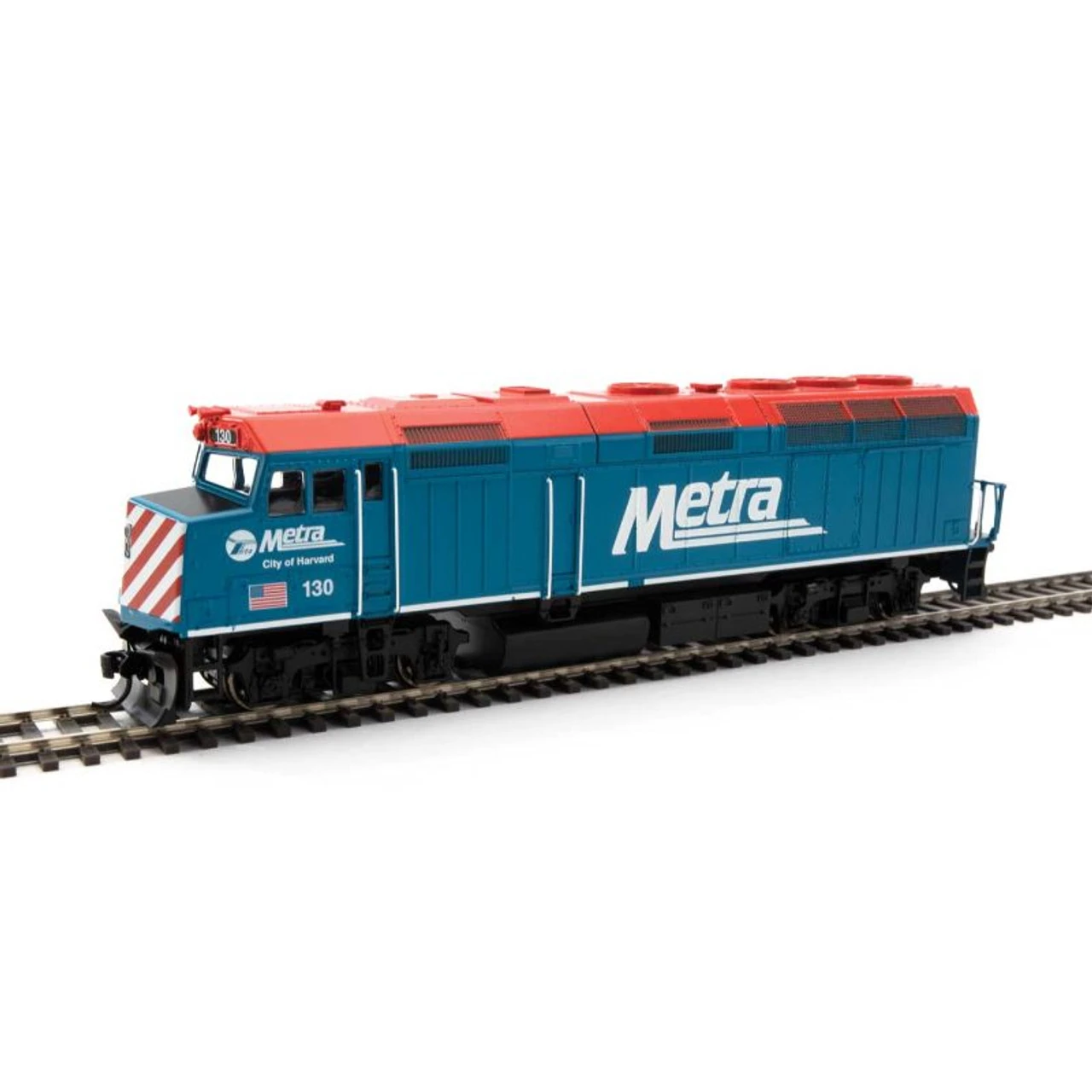 Walthers Mainline 910-9474 - EMD F40PH Metra (METX) 130 - HO Scale 1 Walthers Mainline 910-9474 - EMD F40PH Metra (METX) 130 - HO Scale