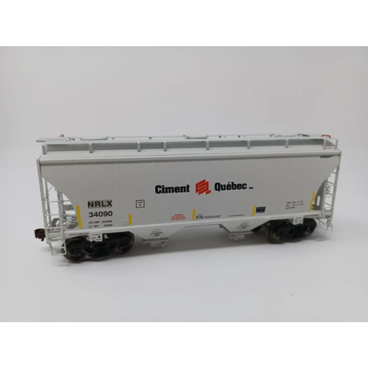 American Limited Models 2024 - Trinity 3281 Covered Hopper NorRail Ciment Quebec (NRLX) 34090 - HO Scale 1 American Limited Models 2024 - Trinity 3281 Covered Hopper NorRail Ciment Quebec (NRLX) 34090 - HO Scale