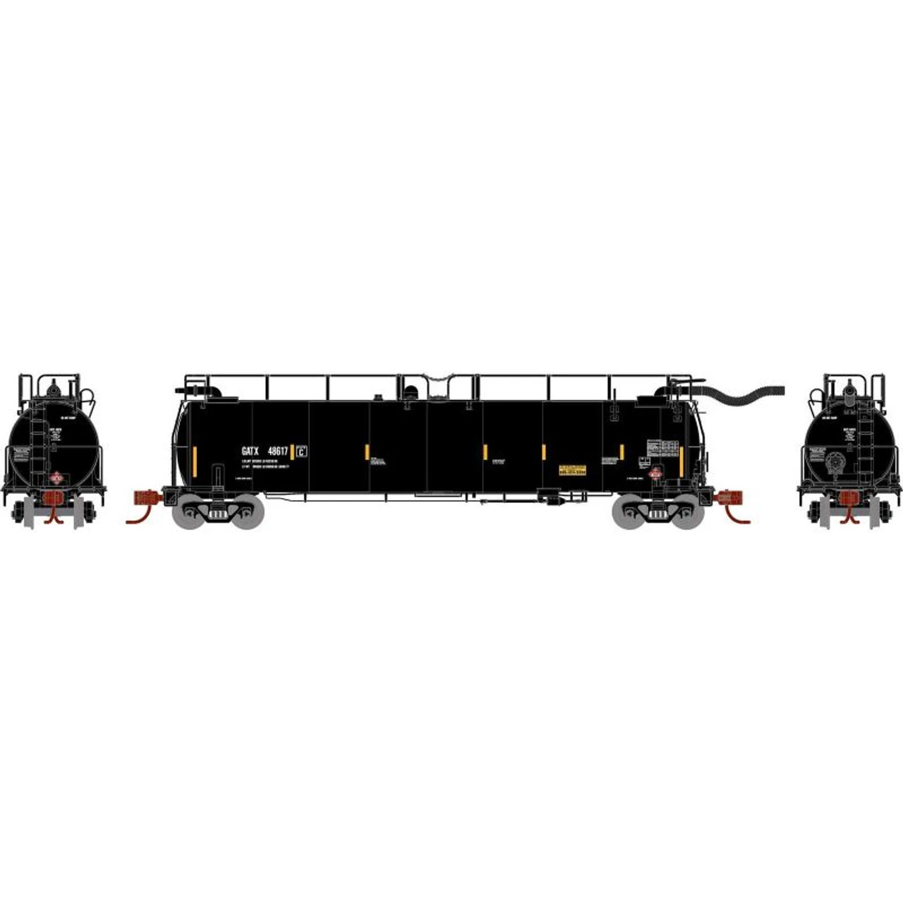 Athearn 15061 - TankTrain Intermediate GATX 48624 - N Scale 1 Athearn 15061 - TankTrain Intermediate GATX 48624 - N Scale