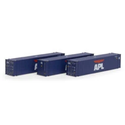 Athearn RTR 28045 - 45' Container (3) APL - HO Scale