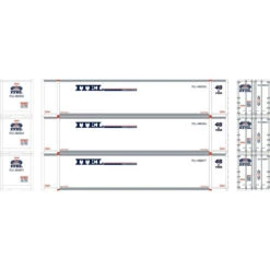 Athearn RTR 27695 - 48' Container [3 Pack] Itel (ITLU) - HO Scale