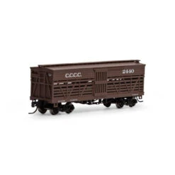 Athearn 5238 - 36' Old Time Stock Car Canada Cattle Car Company (CCCC) 2444 - N Scale