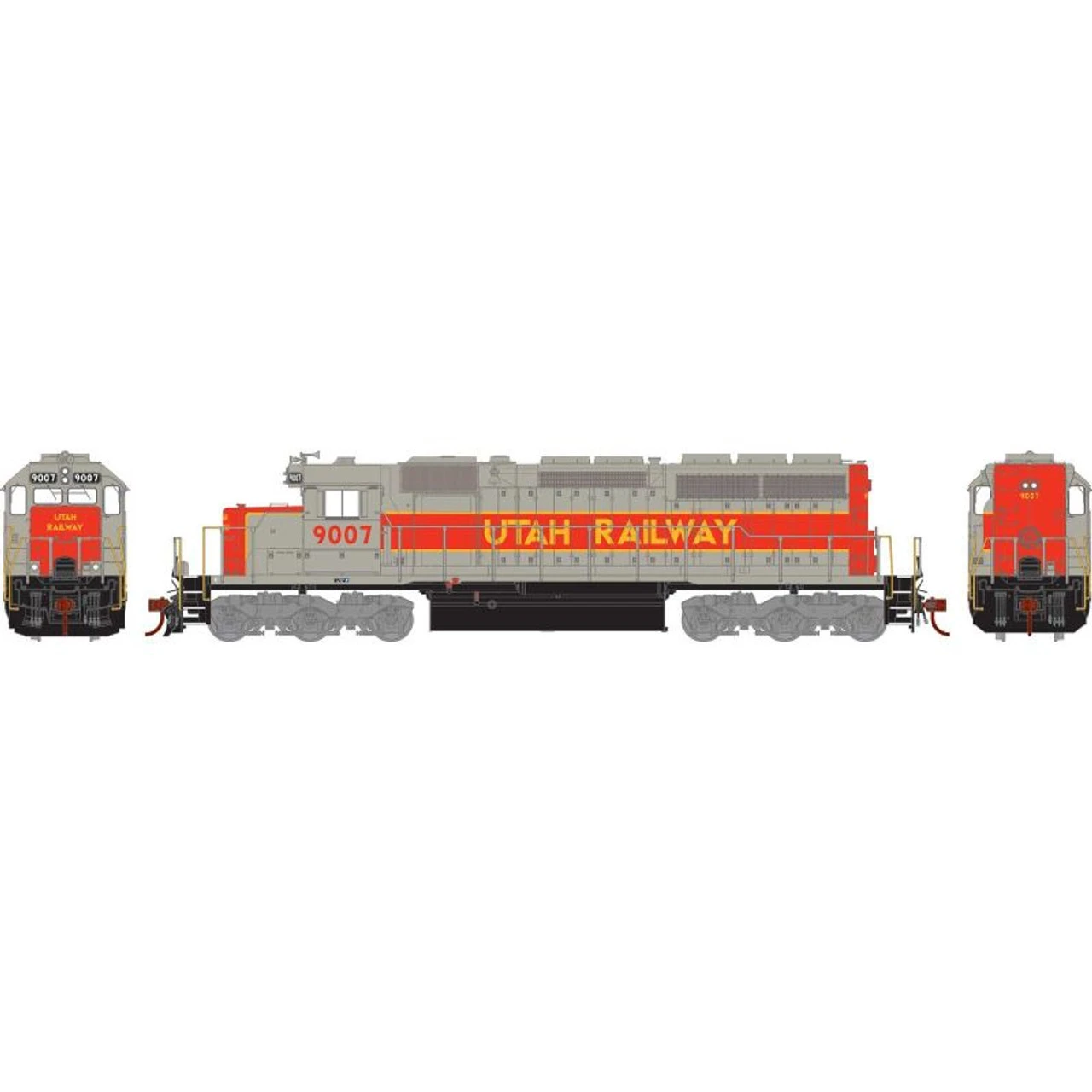 Athearn RTR 72152 - EMD SD40M-2 W/ DCC & Sound Utah Railway (UTAH) 9007 - HO Scale 1 Athearn RTR 72152 - EMD SD40M-2 W/ DCC & Sound Utah Railway (UTAH) 9007 - HO Scale