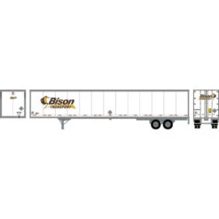 Athearn RTR 72807 - 53' Wabash Plate Trailer Bison Transport - HO Scale