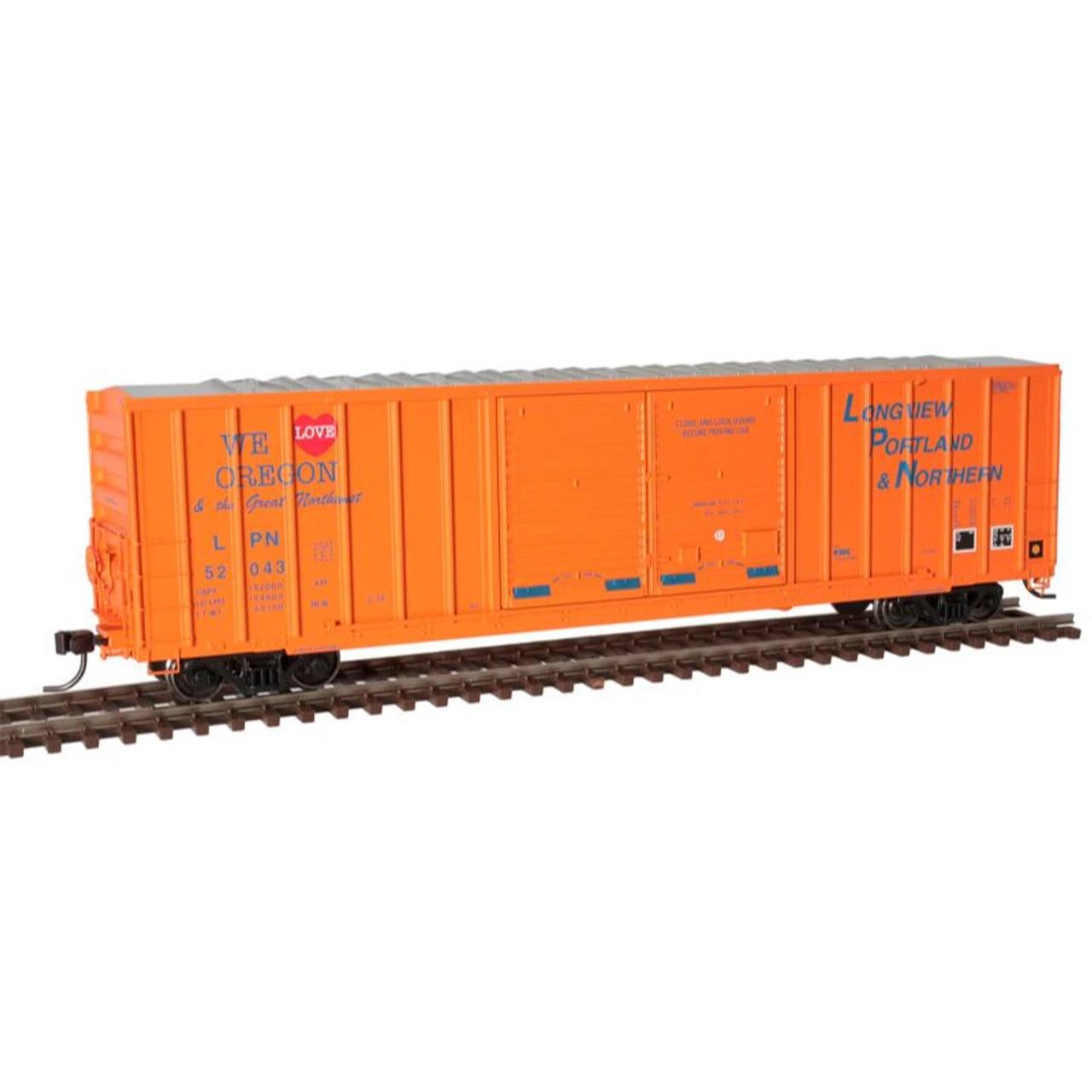 Atlas 20006310 - FMC 5503 Double Door Box Car Longview Portland & Northern (LPN) 52043 - HO Scale 1 Atlas 20006310 - FMC 5503 Double Door Box Car Longview Portland & Northern (LPN) 52043 - HO Scale