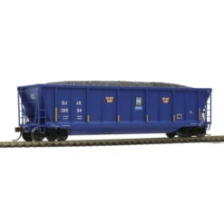 Atlas 20006690 - Coalveyor Bathtub Gondola - David Joseph (Blue/White) David J Joseph Transportation (DJJX) 30940 - HO Scale