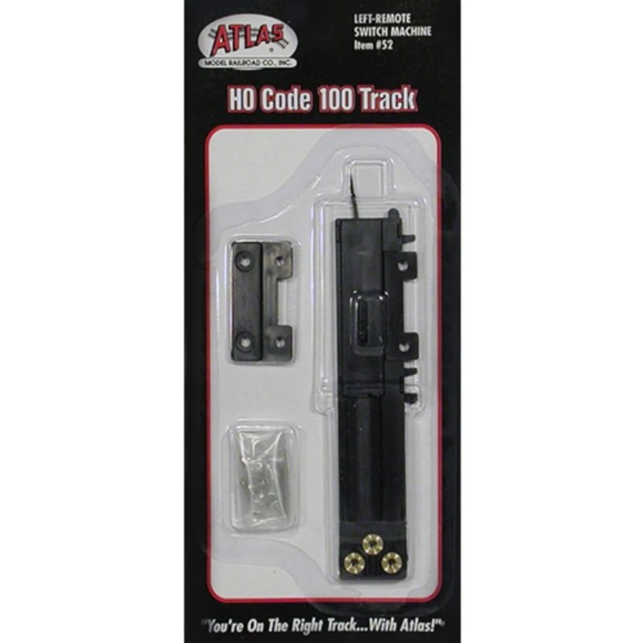 Atlas 52 - Remote Switch Machine - Left Hand - HO Scale 1 Atlas 52 - Remote Switch Machine - Left Hand - HO Scale