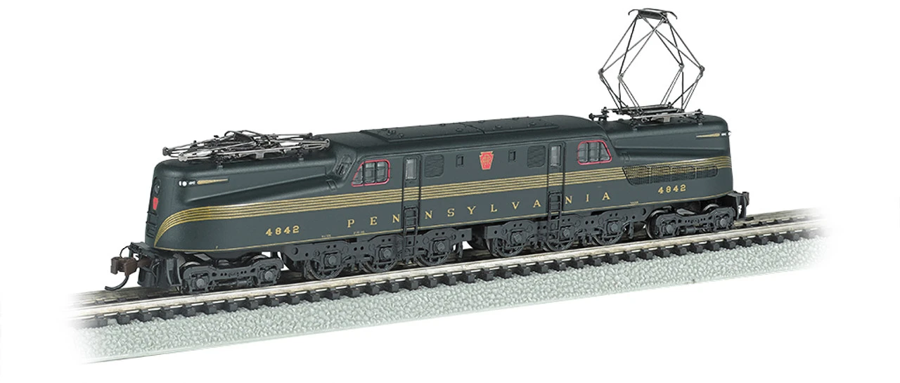 Bachmann 65253 - GE GG-1 BRUNSWICK GREEN 5 STRIPE DCC READY Pennsylvania (PRR) 4842 - N Scale 1 Bachmann 65253 - GE GG-1 BRUNSWICK GREEN 5 STRIPE DCC READY Pennsylvania (PRR) 4842 - N Scale