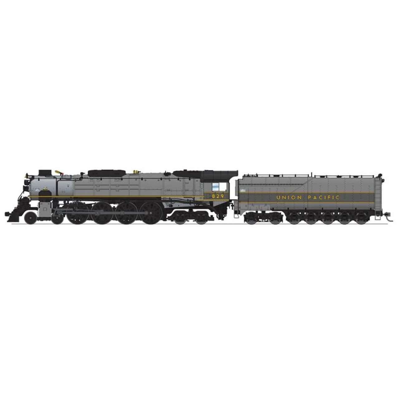 Broadway Limited 7366 - ALCO 4-8-4 FEF-3 W/ Paragon4 Sound/DC/DCC/Smoke Union Pacific (UP) 829 - HO Scale 1 Broadway Limited 7366 - ALCO 4-8-4 FEF-3 W/ Paragon4 Sound/DC/DCC/Smoke Union Pacific (UP) 829 - HO Scale