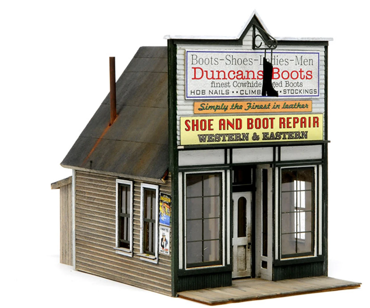 Banta Modelworks 2120 - Duncan's Boots - HO Scale Kit 1 Banta Modelworks 2120 - Duncan's Boots - HO Scale Kit
