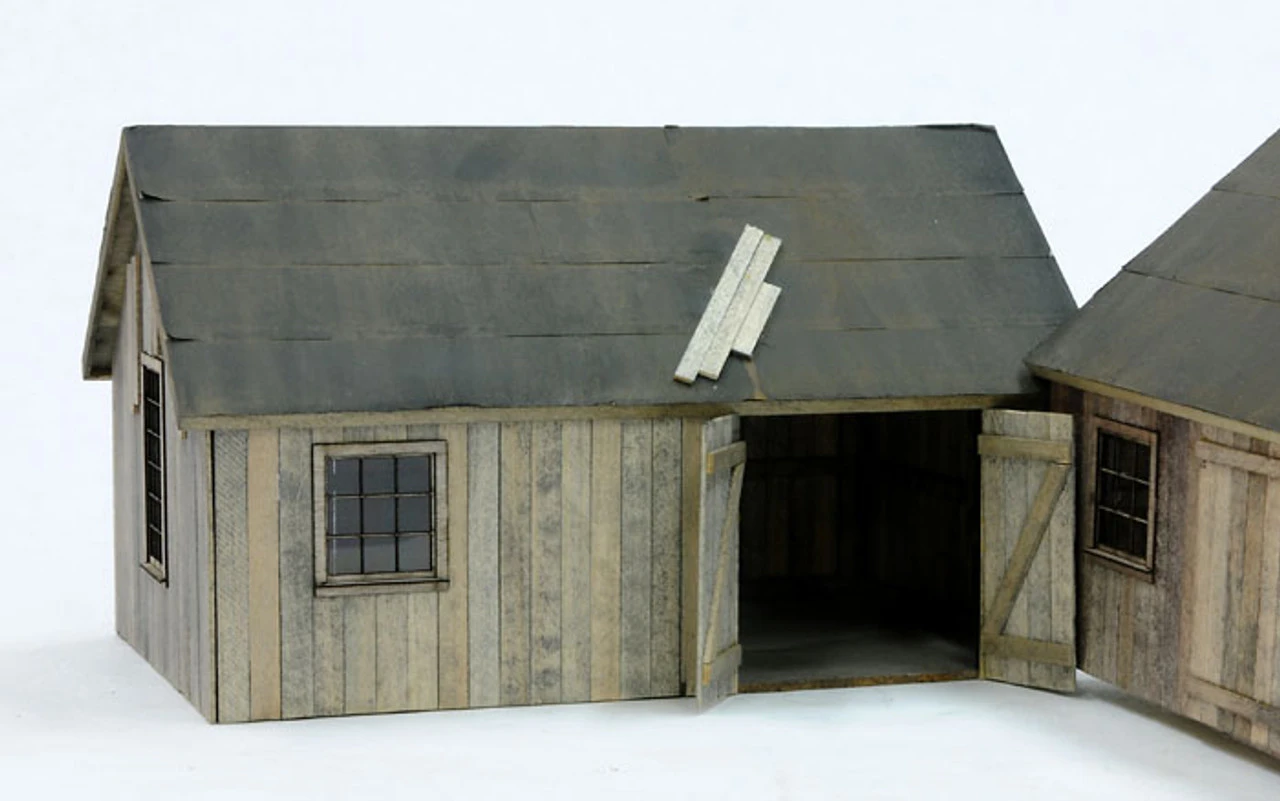 Banta Modelworks 2126 - Blacksmith Carpentry Shop Annex - HO Scale Kit 1 Banta Modelworks 2126 - Blacksmith Carpentry Shop Annex - HO Scale Kit