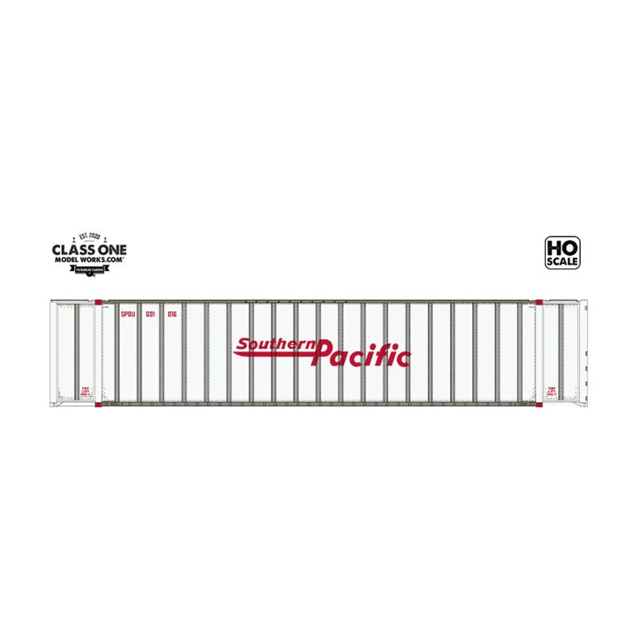 Class One Model Works CT00313 - Monon 48' Exterior-Post Containers Southern Pacific (SP) 691525 - HO Scale 1 Class One Model Works CT00313 - Monon 48' Exterior-Post Containers Southern Pacific (SP) 691525 - HO Scale