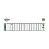 Class One Model Works CT00521 - Hyundai 48' Exterior-Post Containers Alaska Marine Lines 480076 - HO Scale