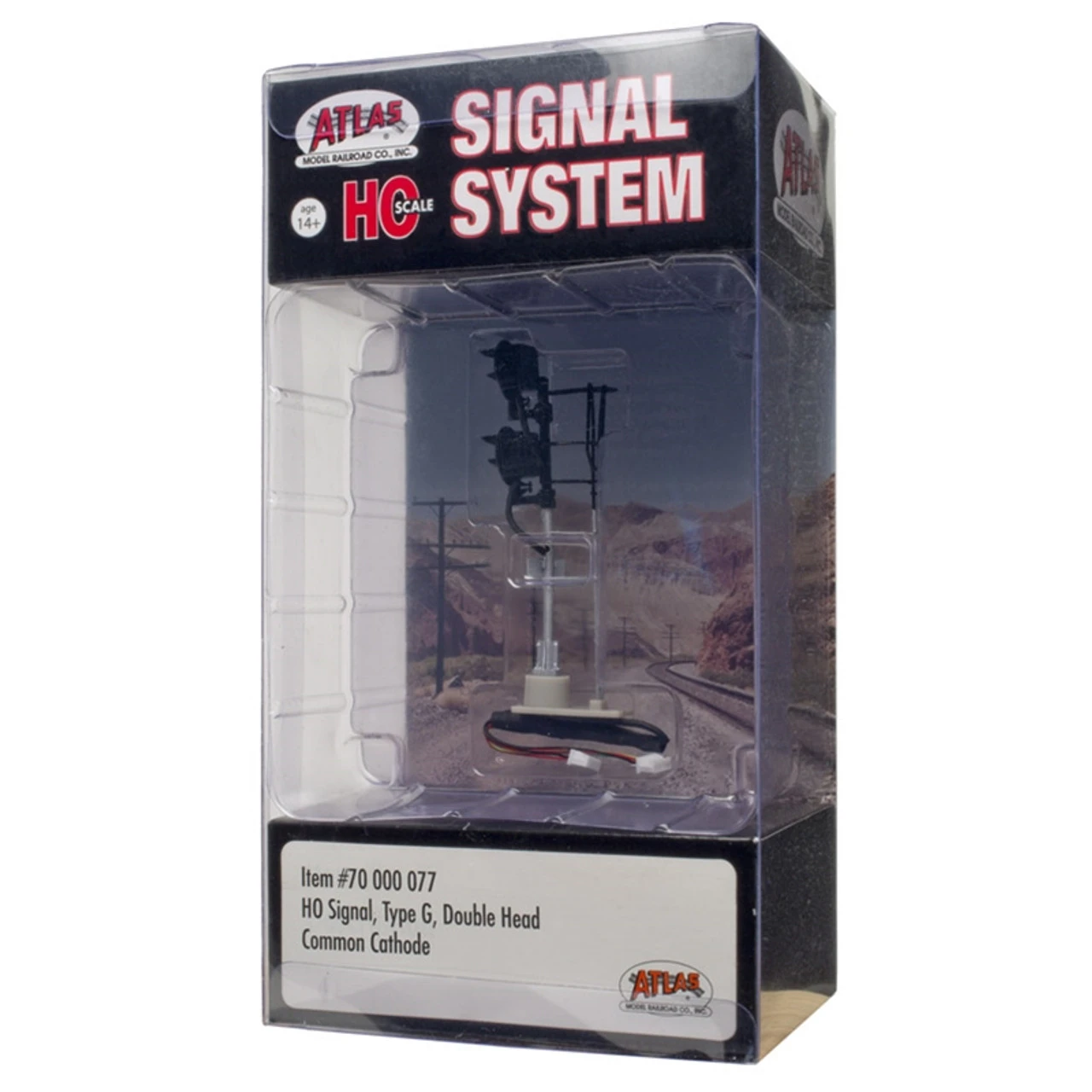 Atlas 70 000 077 - Double Head {Type G} Y Pattern Signal - HO Scale 1 Atlas 70 000 077 - Double Head {Type G} Y Pattern Signal - HO Scale