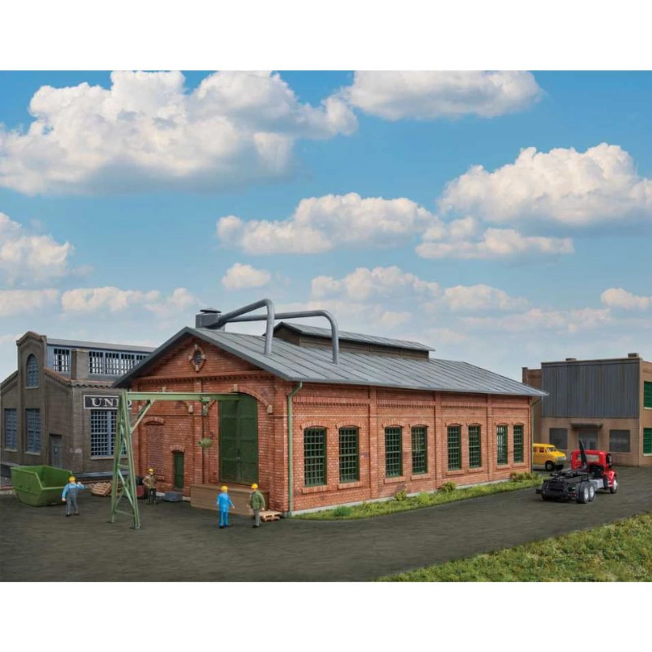 Walthers Cornerstone 933-3907 - Brick Millworks - HO Scale Kit 1 Walthers Cornerstone 933-3907 - Brick Millworks - HO Scale Kit