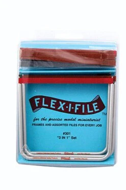Flex-i-File 301 - 3-in-1 - 3 Frames Plus 7 Each Fine, Medium & Coarse Tapes
