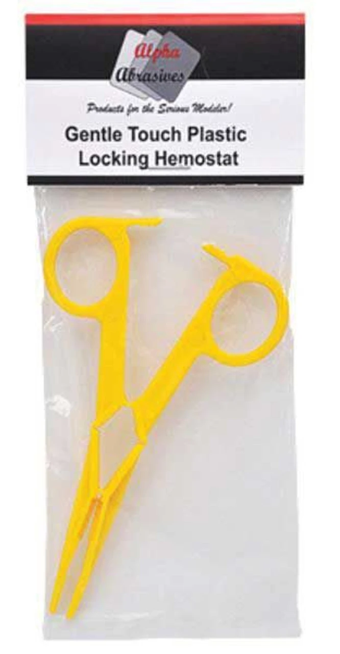 Alpha Abrasives 5002 - Gentle Touch Plastic Hemostat Pkg(3) 1 Alpha Abrasives 5002 - Gentle Touch Plastic Hemostat Pkg(3)