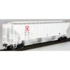 InterMountain 453115-04 - PS 4750 CU FT 3 Bay Rib-Sided Hopper - Searles Valley Minerals North American Chemicals (DGHX) 3092 - HO Scale