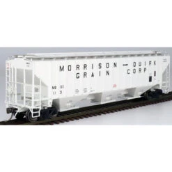InterMountain 453117-04 - PS 4750 CU FT 3 Bay Rib-Sided Hopper Morrison-Quirk Grain Corp (MQGX) 102 - HO Scale
