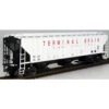 InterMountain 45393-09 - PS 4750 CU FT 3 Bay Rib-Sided Hopper - Terminal Grain Terminal Grain (TRGX) 1028 - HO Scale