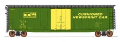 InterMountain 45954-03 - 50' PS-1 Single Door Boxcar Transport Leasing (TLCX) 49 - HO Scale
