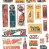 JL Innovative 406 - Uncommon & Unusual Soft Drink Signs 1940s-50s (54 Signs) - HO Scale