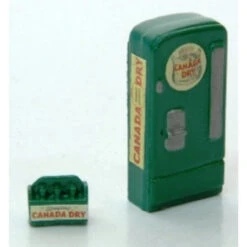 JL Innovative 748 - Custom Upright Soda Machine/Case Canada Dry - HO Scale