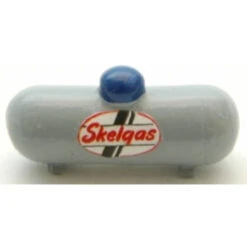 JL Innovative 758 - Custom Small Tank Propane Gray/Blue Top - HO Scale