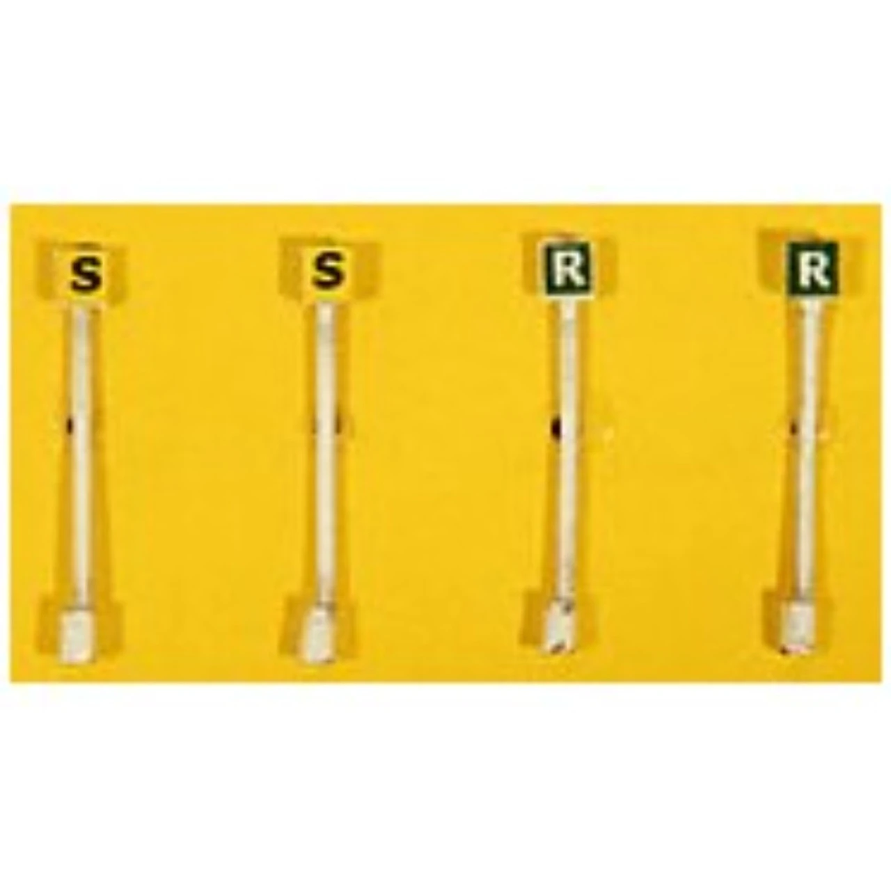 JL Innovative 830 - Resume/Slow Sign Set (4) - HO Scale 1 JL Innovative 830 - Resume/Slow Sign Set (4) - HO Scale