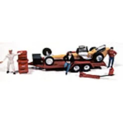 JL Innovative 922 - Vintage Dragster / Trailer / Tools & Accessories - HO Scale Kit