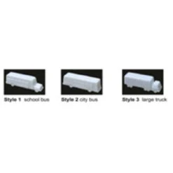 JTT 97007 - Autos: Buses And Truck 3/pk 1/8" = 1'0" - 1:100