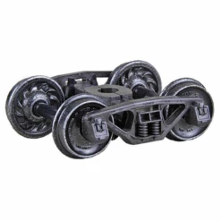 Kadee #565 - HGC Bettendorf 50-Ton Self Centering Trucks Ribbed - HO Scale