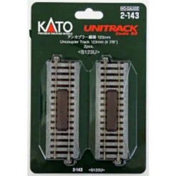 Kato 2-143 - 123mm (4 7/8") Uncoupling Track [2 Pcs] - HO Scale